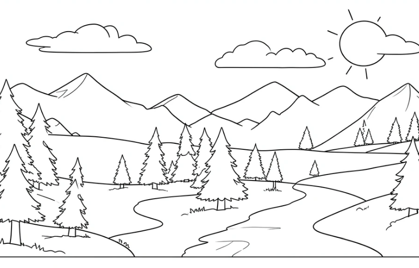 Як намалювати пейзаж поетапно