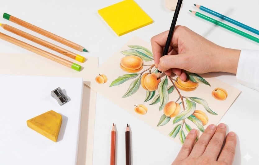Як вибрати кольорові олівці для малювання